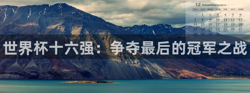 2026足球世界杯：世界杯十六强：争夺最后的冠军之战